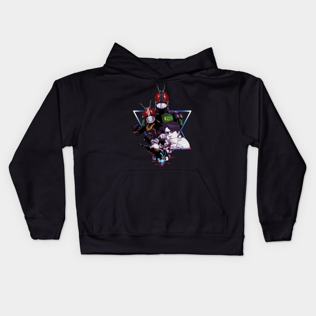 Kotaro Minami Henshin Kids Hoodie by Hamimohsin